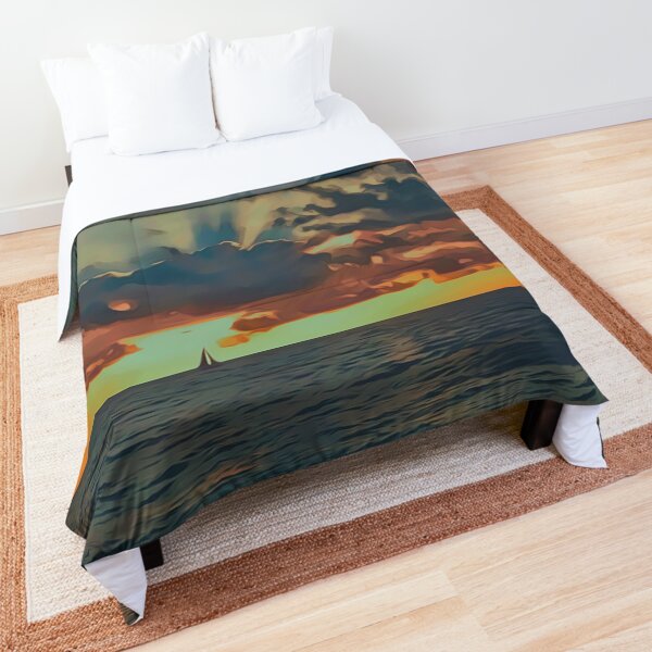 Sailing the Bright Horizon Comforter