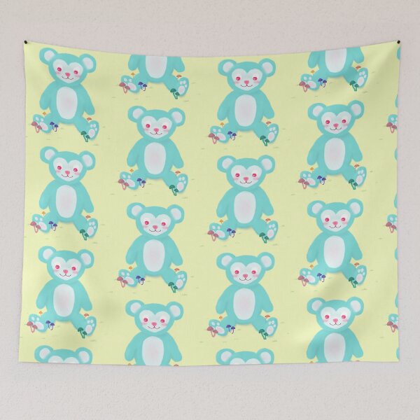 Item preview, blue bear designed and sold by Vandy Caetano.
