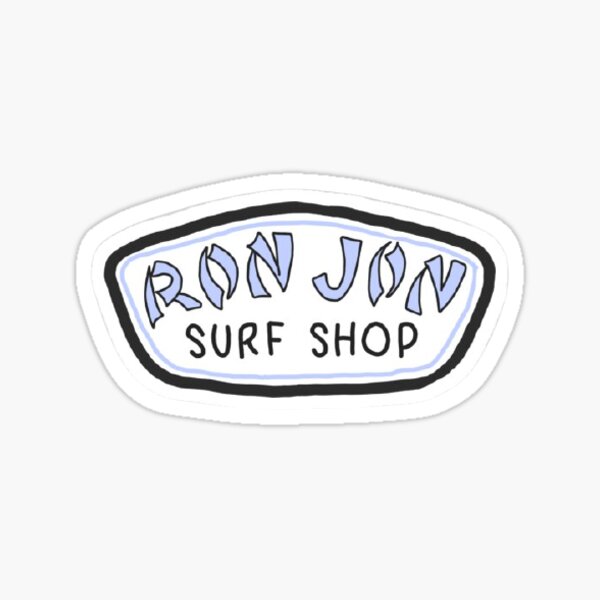 Ron Jon Surf Shop Logo Sticker Decal FT LAUDERDALE FLORIDA NEW