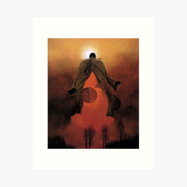 Item preview, Untitled, by Zdzisław Beksiński designed and sold by JustContemplate.