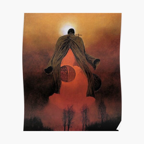 Untitled, by Zdzisław Beksiński Poster