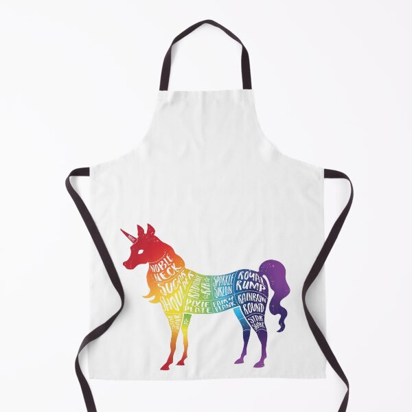 Artikelvorschau, Rainbow Unicorn - Fantasy Butcher - Fleischstücke entworfen und verkauft von AliceQuinn.