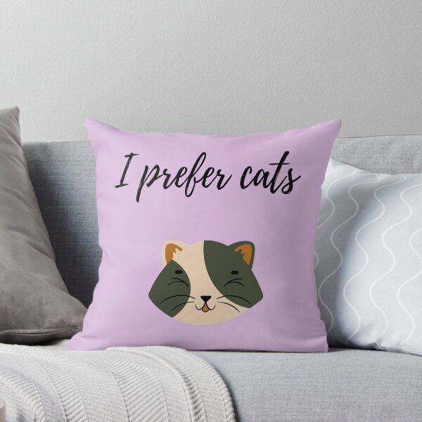 Aperçu de l'œuvre Je préfère les chats créée et vendue par Makicalgui.