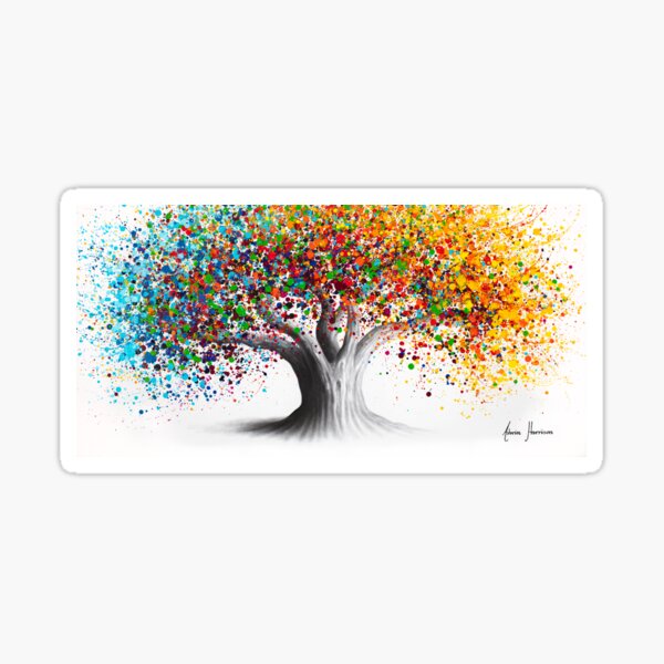 Rainbow Soul Tree Canvas Art Print by Ashvin Harrison