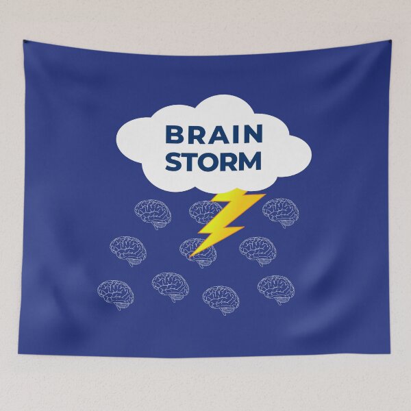 Item preview, Brain Storm - Neuroscience, Dopamine, Serotonin, Neuron designed and sold by jadedscientist.