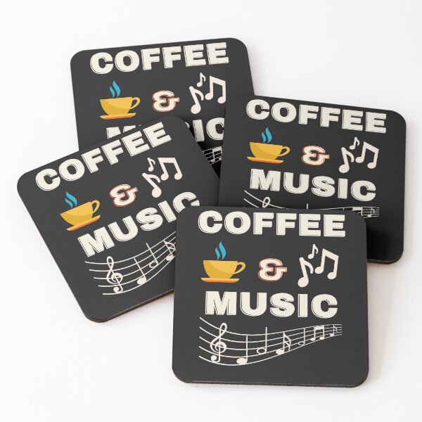 Item preview, Coffee And Music - Music T-Shirt designed and sold by AEONlC.