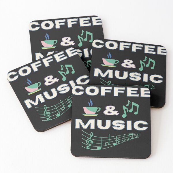 Item preview, Coffee And Music - Music T-Shirt designed and sold by AEONlC.