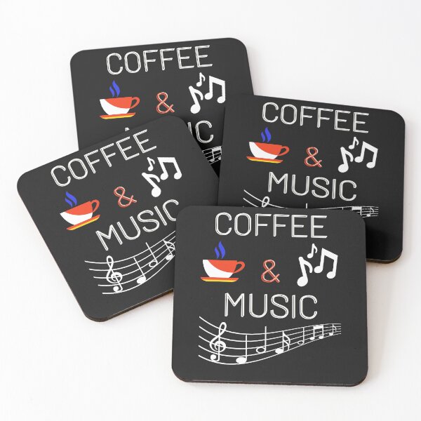 Item preview, Coffee And Music - Music T-Shirt designed and sold by AEONlC.
