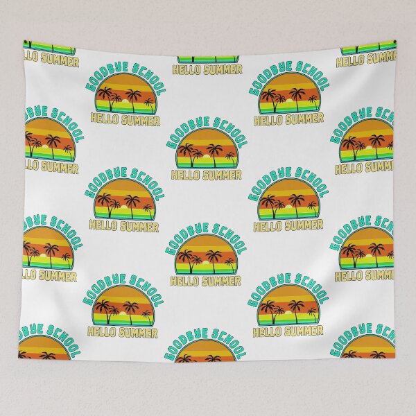 Item preview, Goodbye School, Hello Summer! - Tropical Sunset designed and sold by Da-Family-Biz.