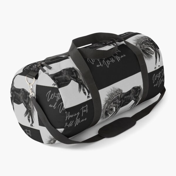 Item preview, With Flowing Tail and Wild Mane Horse Drawing Design designed and sold by EarthArtDesigns.