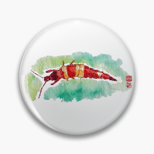 Item preview, Colorful watercolor thrip insect designed and sold by bananecamembert.