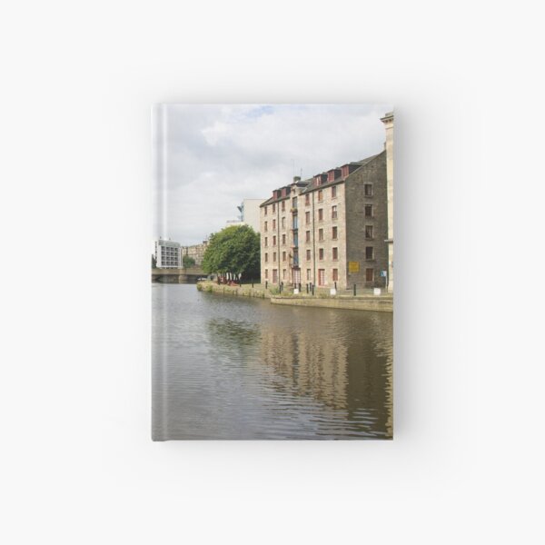 A View of Water of Leith Scotland Hardcover Journal