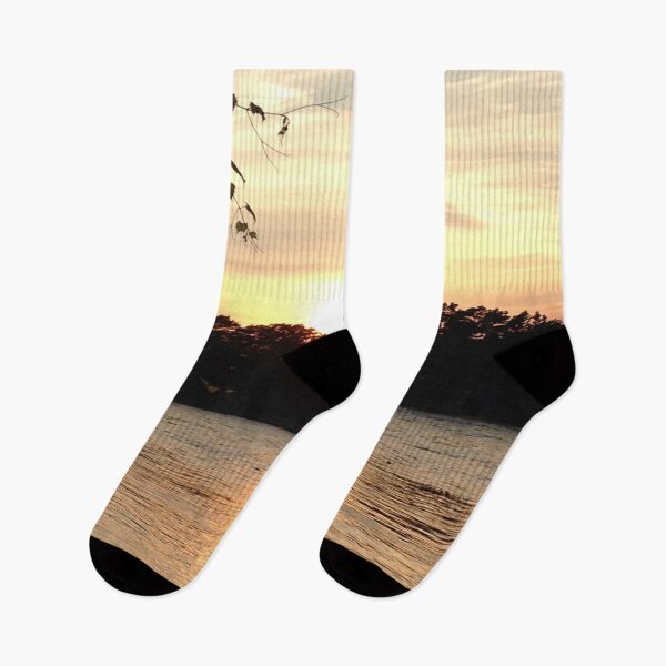 Item preview, Sunset by the Lake designed and sold by Anastasia-4-art.