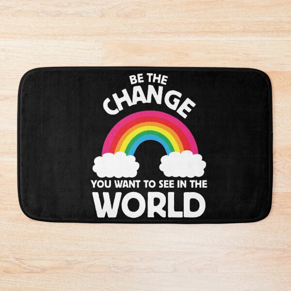 Item preview, be the change you want to see in the world designed and sold by Rustic Valley Studio.