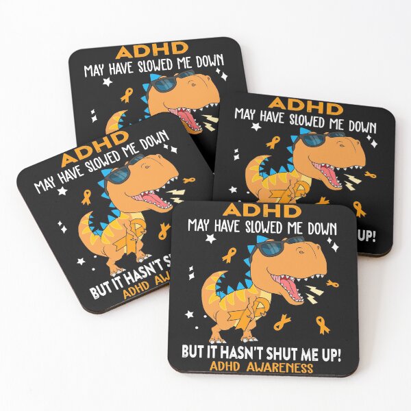Item preview, ADHD Awareness Dinosaur Lover ADHD Warrior Gift designed and sold by Sabfit.