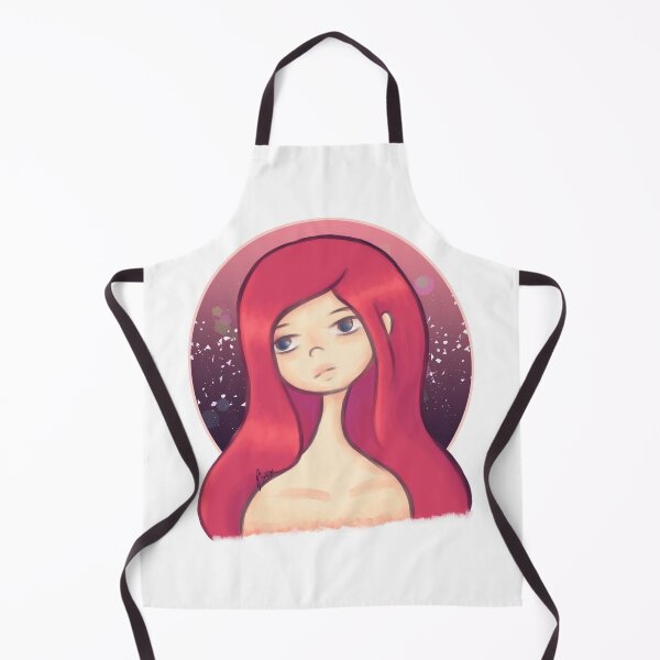 Item preview, girl with pink hair on a gradient background with glitter designed and sold by AnaHanaku.