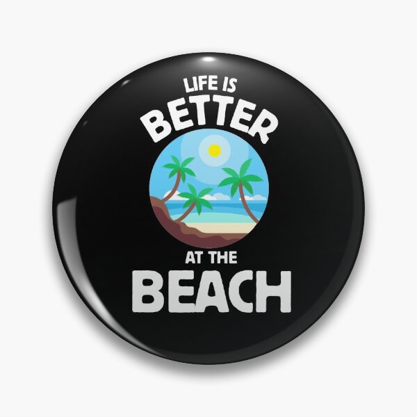 Item preview, life is better at the beach designed and sold by Rustic Valley Studio.