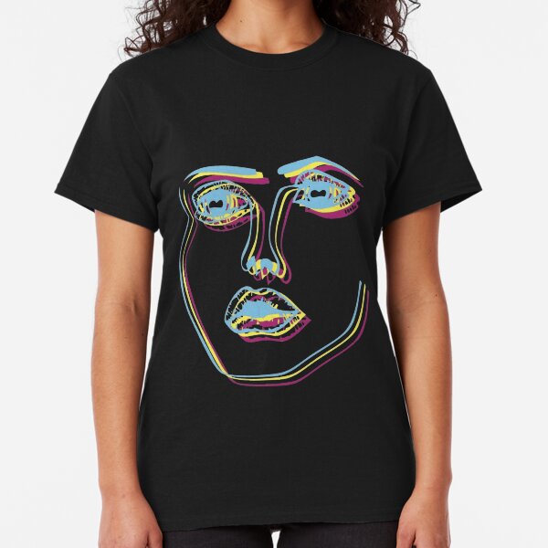 Tri-Colour Disclosure Face Classic T-Shirt