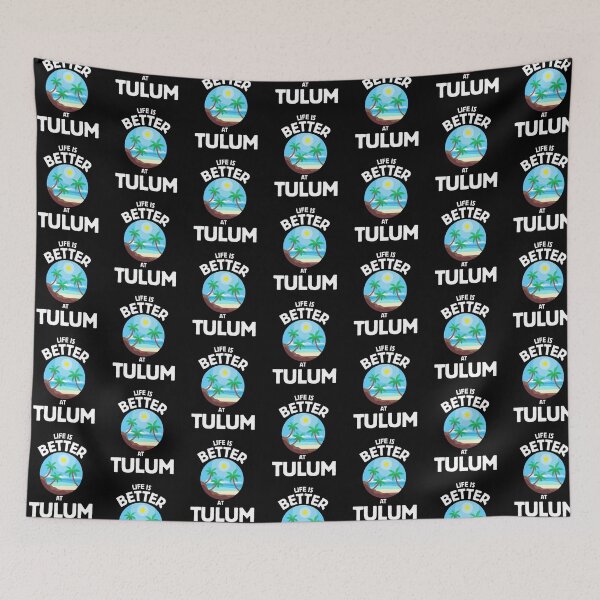 Item preview, life is better at tulum designed and sold by Rustic Valley Studio.