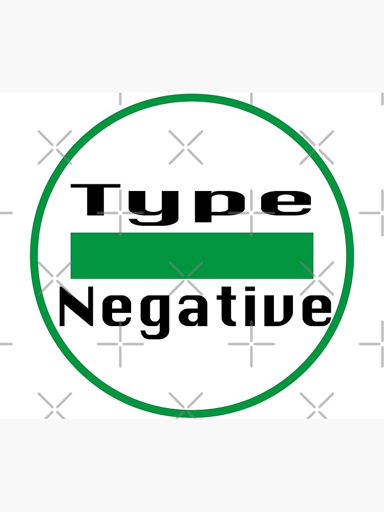 "type or negative" Poster for Sale by Miisdesign | Redbubble