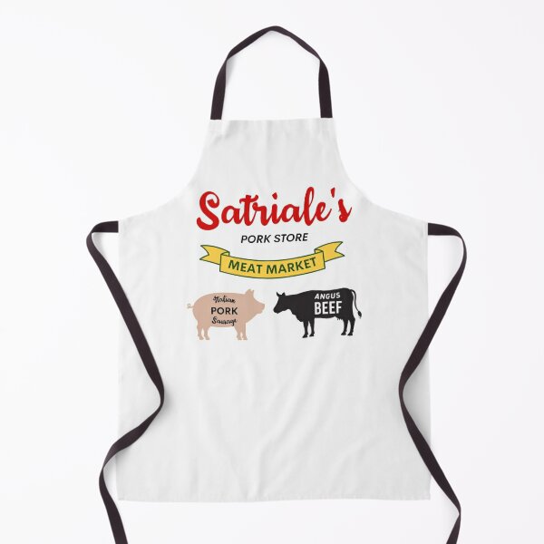Satriale's Pork Store Meat Market Sopranos New Jersey Porc Sausage Angus Beef Tablier