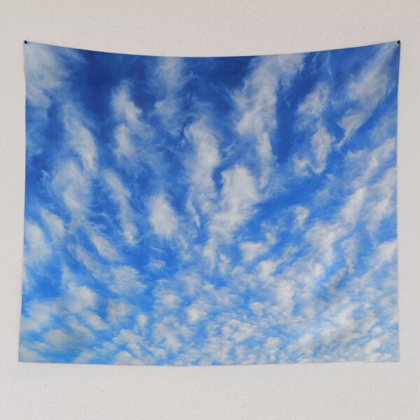 Item preview, Happy Sunny Sky Blue Texture Photography designed and sold by kookakate.