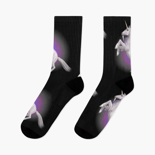Item preview, Beautiful White Unicorn Rearing Up With Purple Background Design designed and sold by EarthArtDesigns.