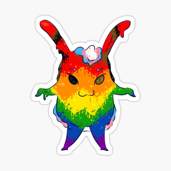 Rokilo Jelly Monster - Pride Flag Sticker