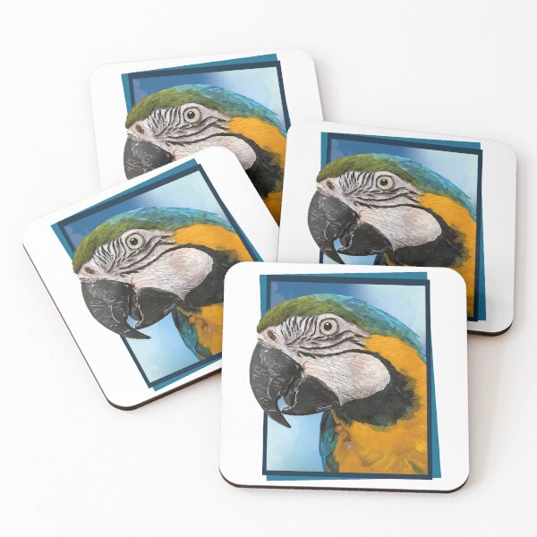 Item preview, Blue and yellow macaw designed and sold by obscurite.