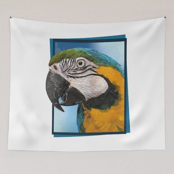 Item preview, Blue and yellow macaw designed and sold by obscurite.