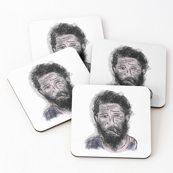 Item preview, Man with Cigar cross hatching portrait  designed and sold by KARTICK DUTTA.
