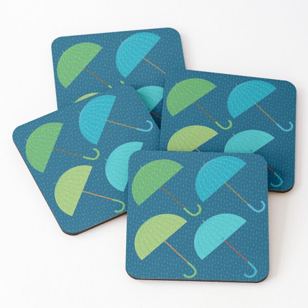 Item preview, Umbrellas Ready! Rain on a Wintry Night (pattern) designed and sold by PaisleyMcNoodle.