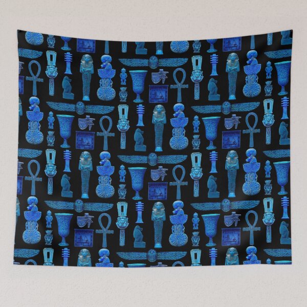 Item preview, Egyptian faience collection (on black) designed and sold by DotorEaon.
