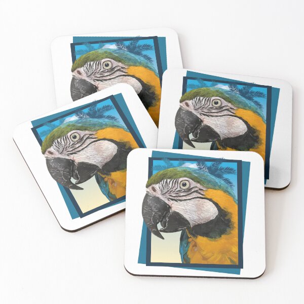 Item preview, Blue and yellow macaw designed and sold by obscurite.