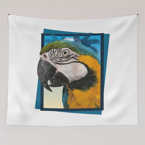 Item preview, Blue and yellow macaw designed and sold by obscurite.