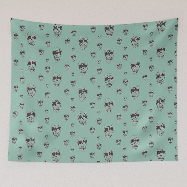 Item preview, Skull Hand Drawn Pattern designed and sold by H3designs.