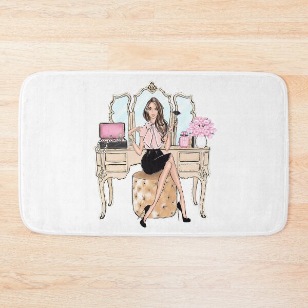 Item preview, Vanity table girly artwork  designed and sold by Lalanacliparts.