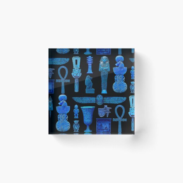 Item preview, Egyptian faience collection (on black) designed and sold by DotorEaon.