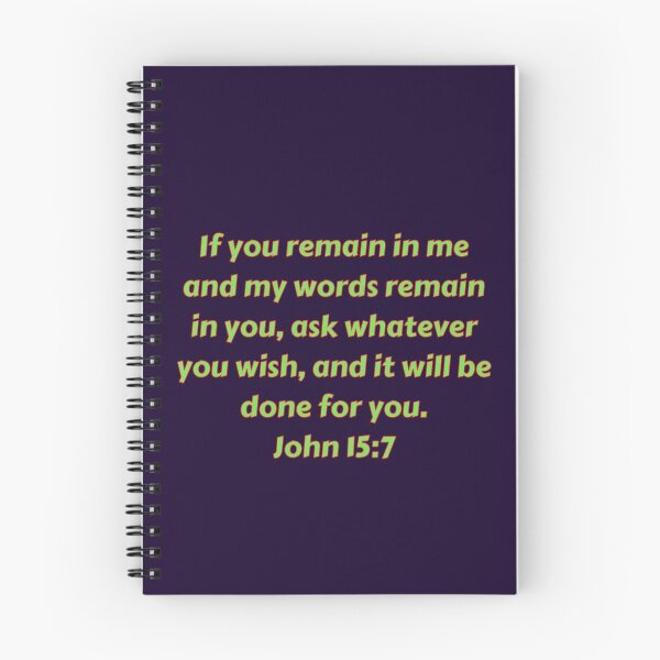 Item preview, Bible Verse John 15:7 designed and sold by Prayingwarrior.