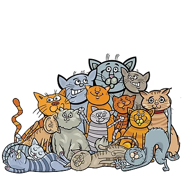Artwork thumbnail, Kitty Pile! by RuthFurtado