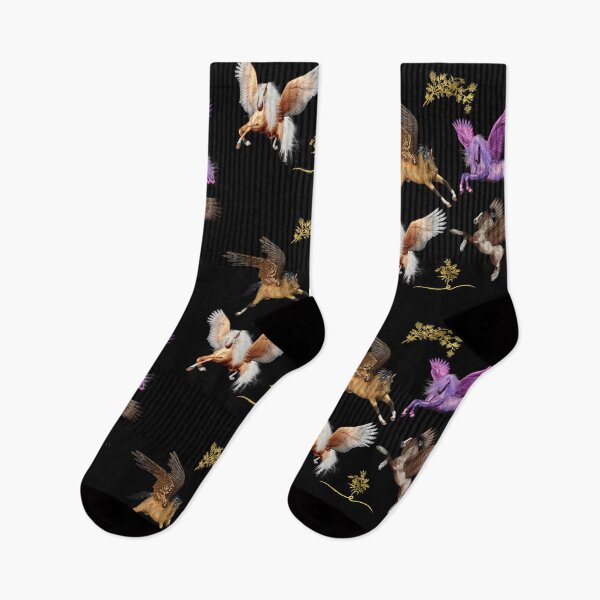 Item preview, Flying Pegasuses Look Like Angels Colorful Design designed and sold by EarthArtDesigns.