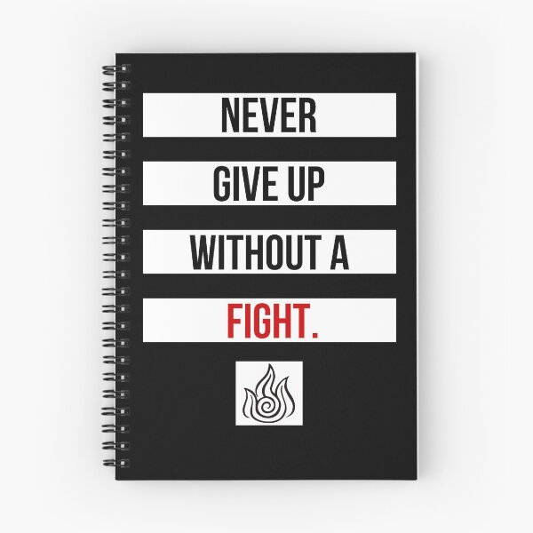 Item preview, Never Give Up Without a Fight - Zuko from Avatar the Last Airbender designed and sold by smoothinsomniac.