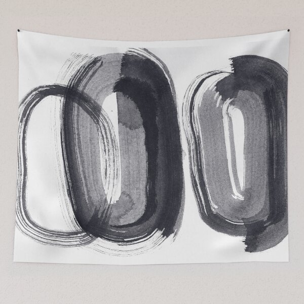 Item preview, ink explorations (066) - abstract black india ink painting designed and sold by expl-rations.