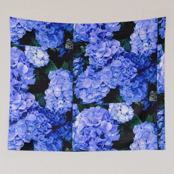 Item preview, Blue and Purple Hydrangea  Flowers, Spring Vibes, Beautiful Blooms designed and sold by 10pmCreations.