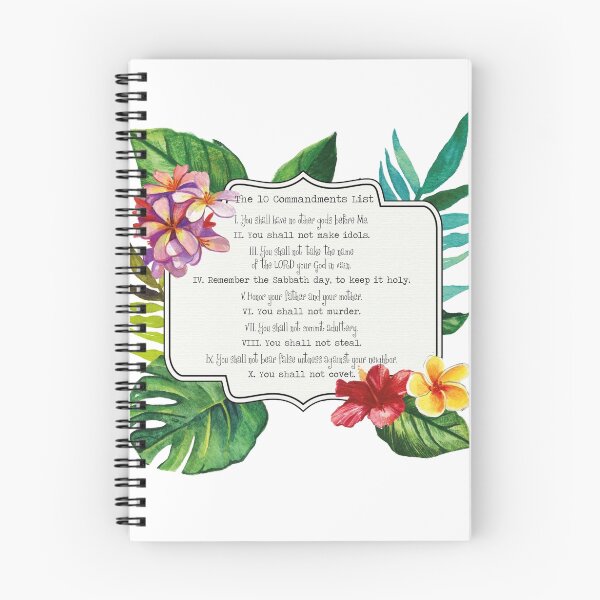 Item preview, 10 commandments designed and sold by ReVivingHoPe.