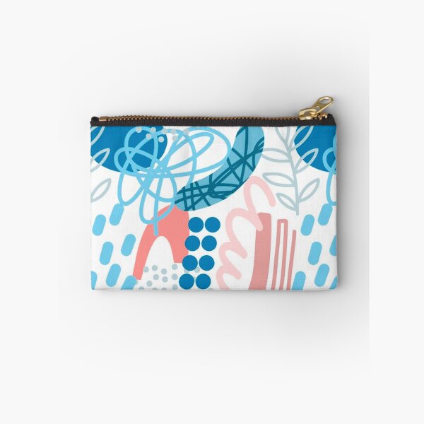 Item preview, Pink and Blue Abstract Art Doodle designed and sold by pugmom4.