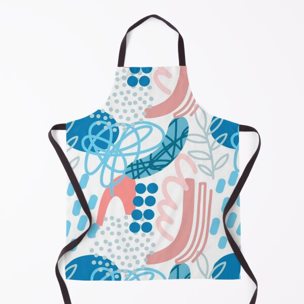 Item preview, Pink and Blue Abstract Art Doodle designed and sold by pugmom4.