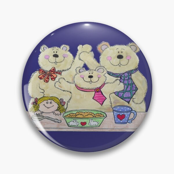 Item preview, Girlie and three bears designed and sold by Janet Herbert.