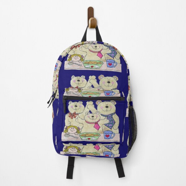 Item preview, Girlie and three bears designed and sold by Janet Herbert.