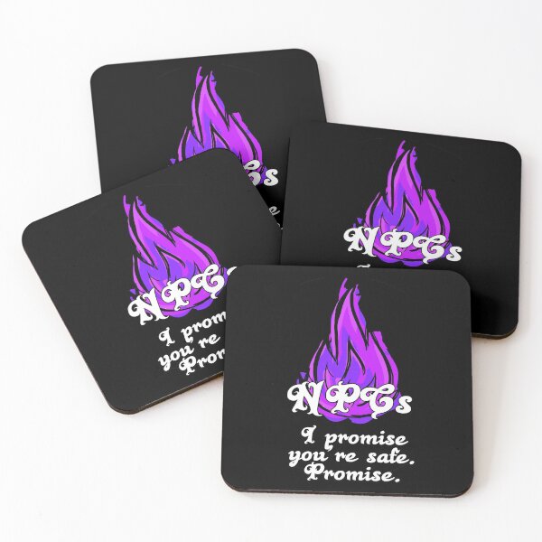 Item preview, I promise you're safe. Promise. - NPC Quote Shirts designed and sold by SeattleLARP.